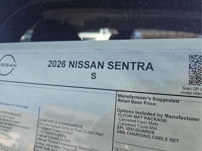 2026 Nissan Sentra S