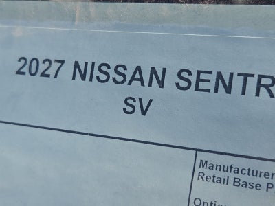 2027 Nissan Sentra SV