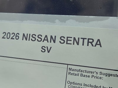 2026 Nissan Sentra SV
