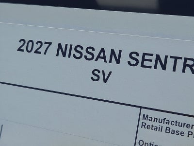 2027 Nissan Sentra SV