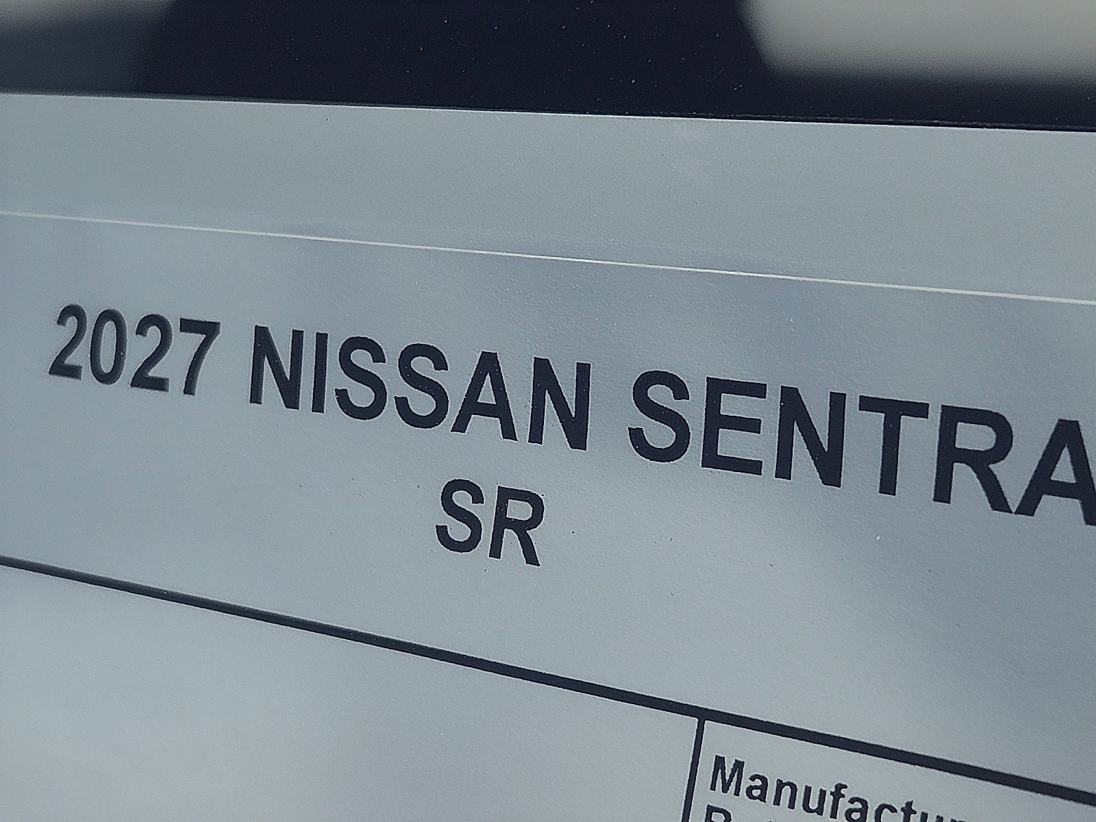 2027 Nissan Sentra SR