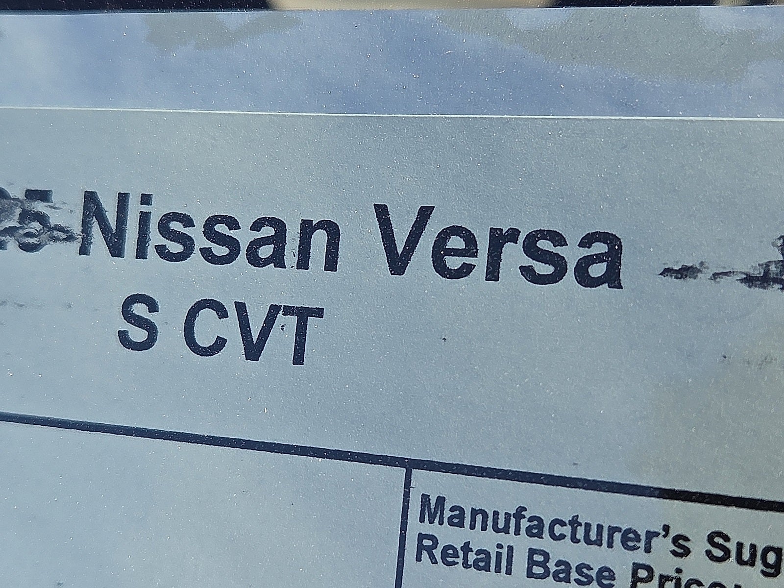 2025 Nissan Versa S
