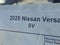 2025 Nissan Versa SV