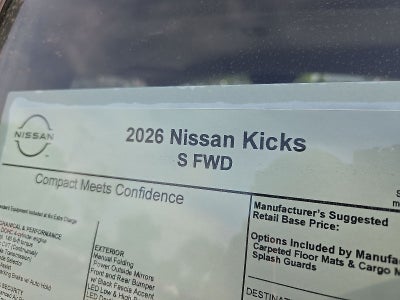 2026 Nissan Kicks S