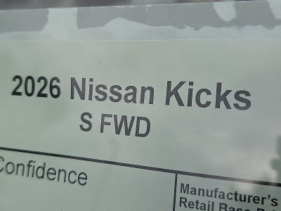 2026 Nissan Kicks S