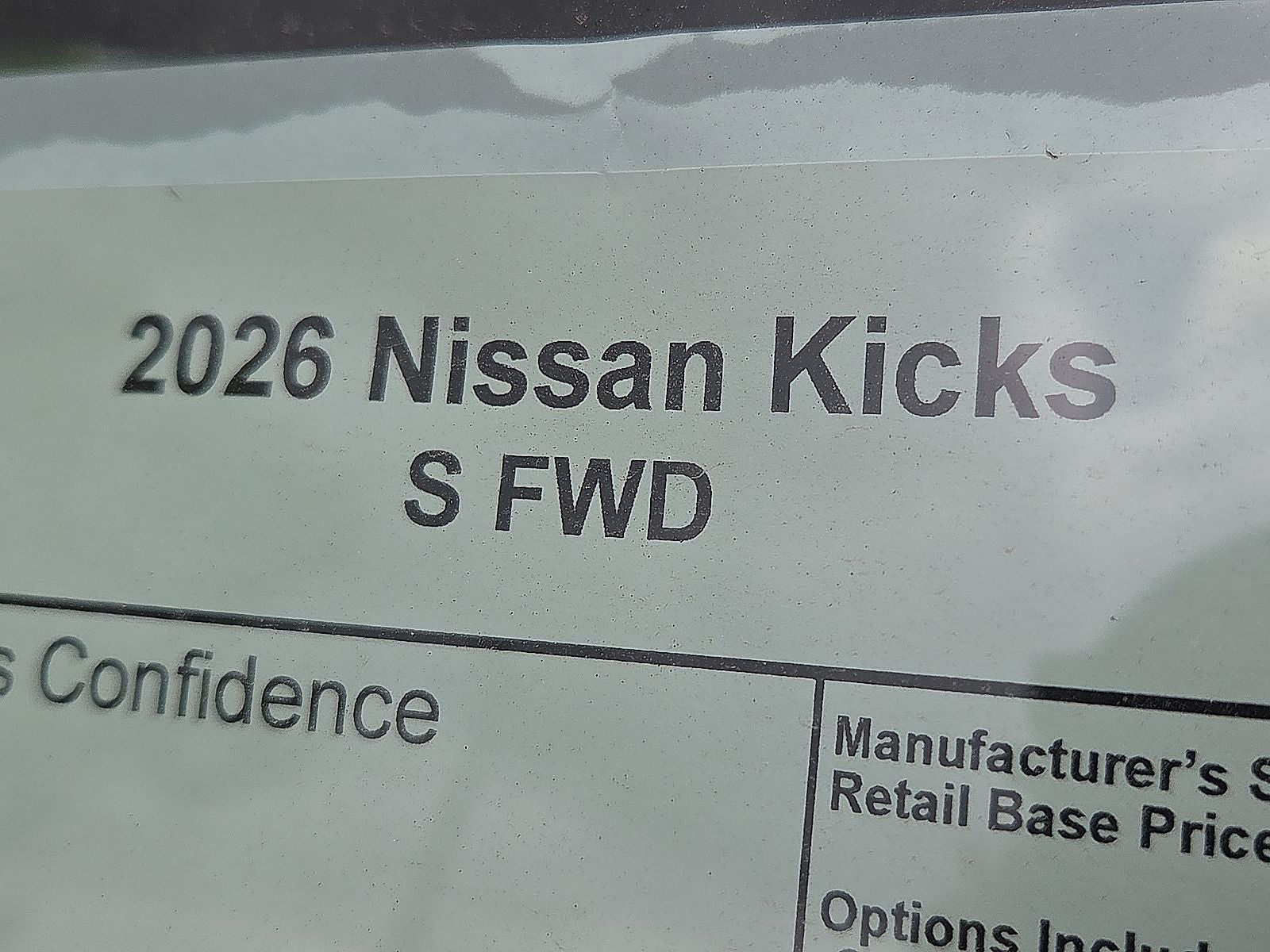 2026 Nissan Kicks S