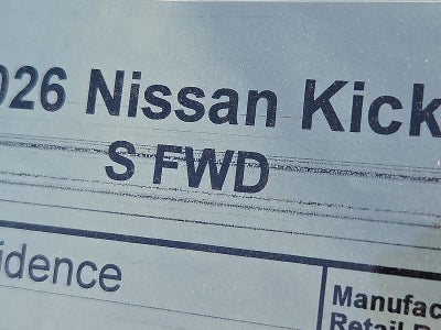 2026 Nissan Kicks S