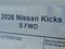2026 Nissan Kicks S