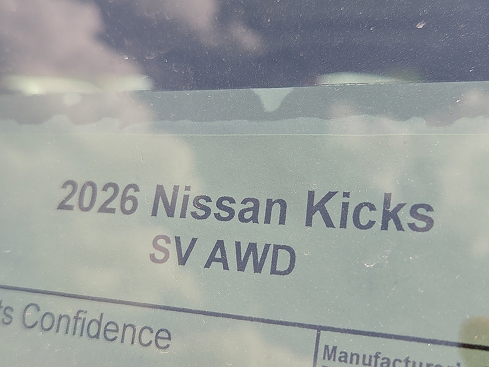 2026 Nissan Kicks SV