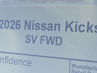 2026 Nissan Kicks SV