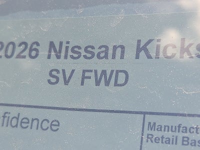 2026 Nissan Kicks SV