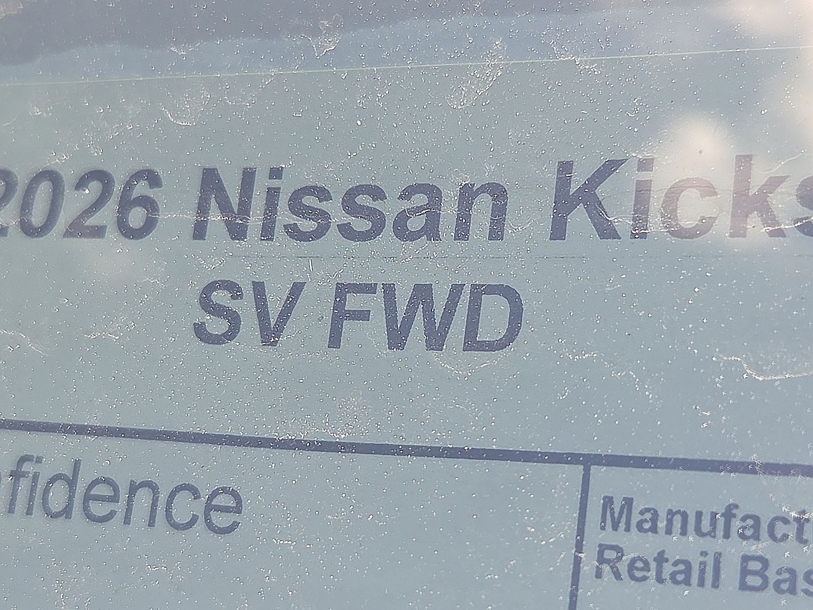 2026 Nissan Kicks SV