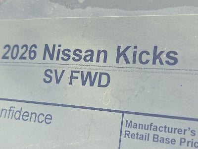 2026 Nissan Kicks SV