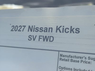 2027 Nissan Kicks SV