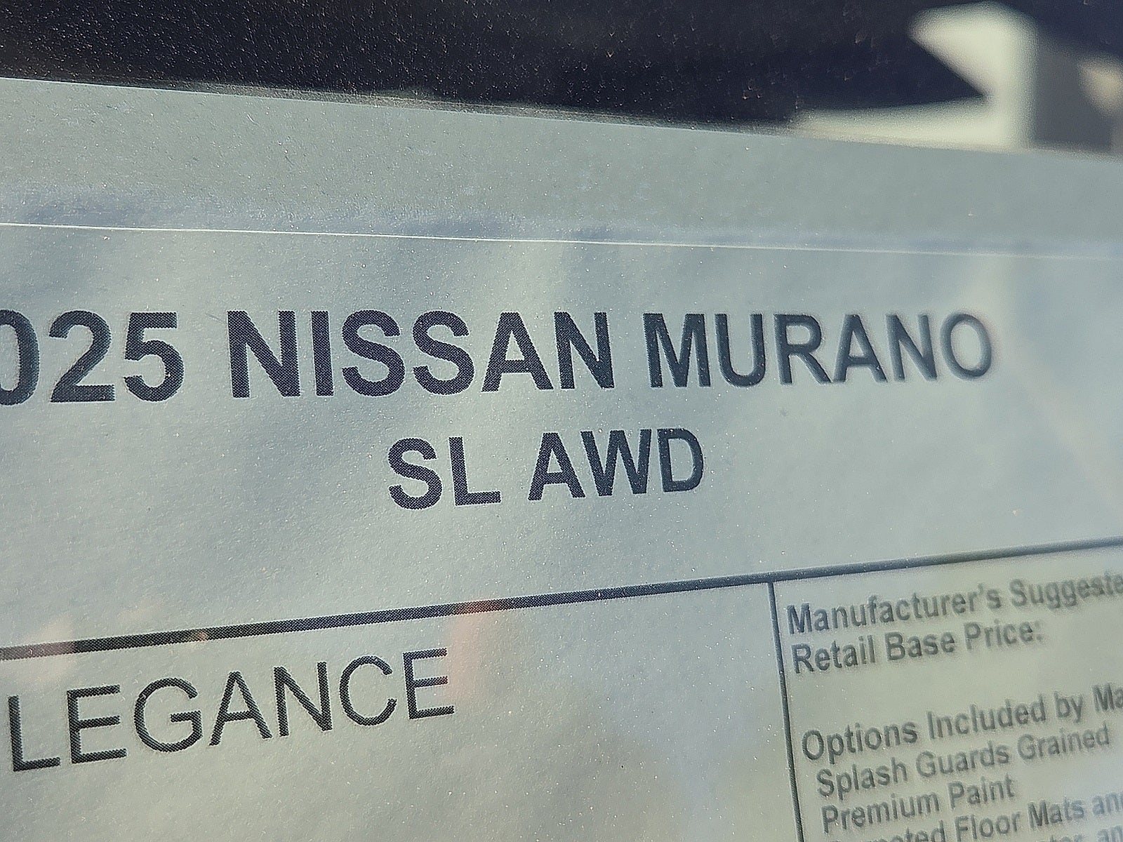 2025 Nissan Murano SL