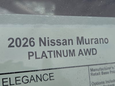 2026 Nissan Murano Platinum