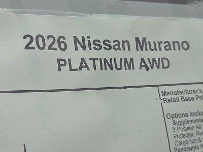 2026 Nissan Murano Platinum