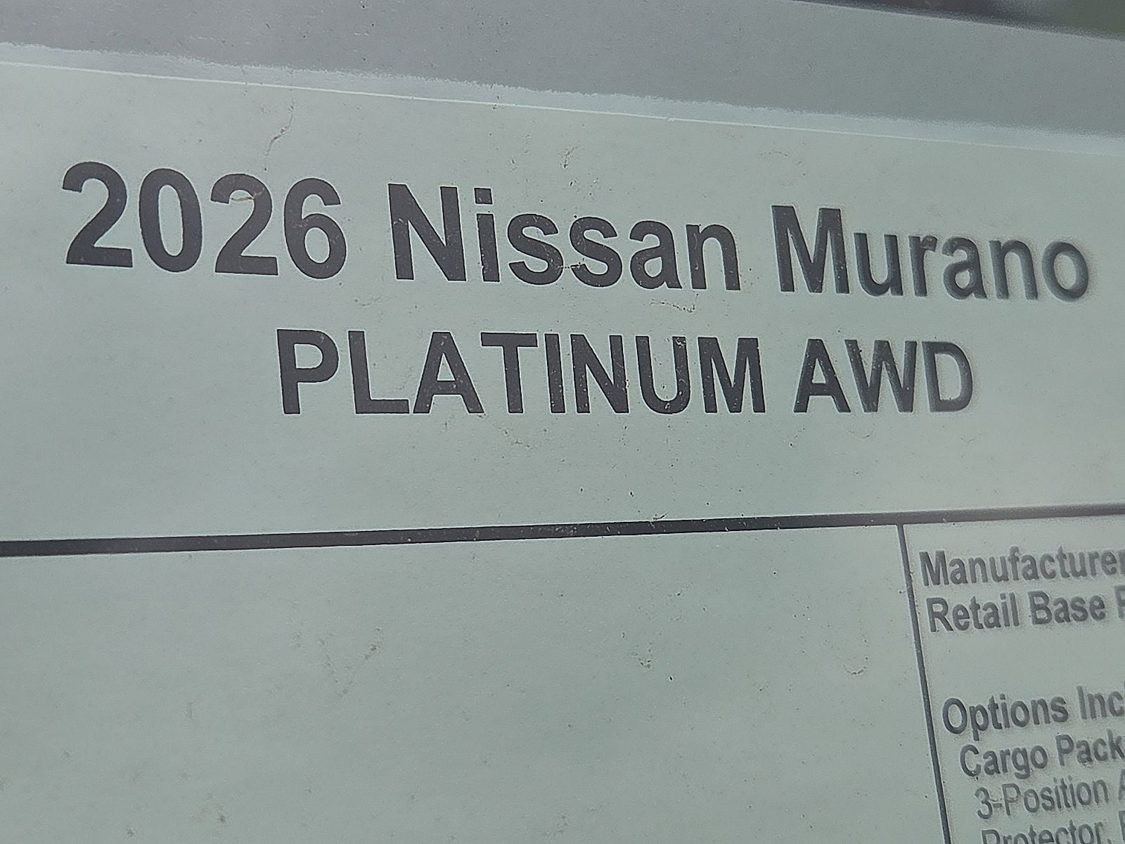 2026 Nissan Murano Platinum