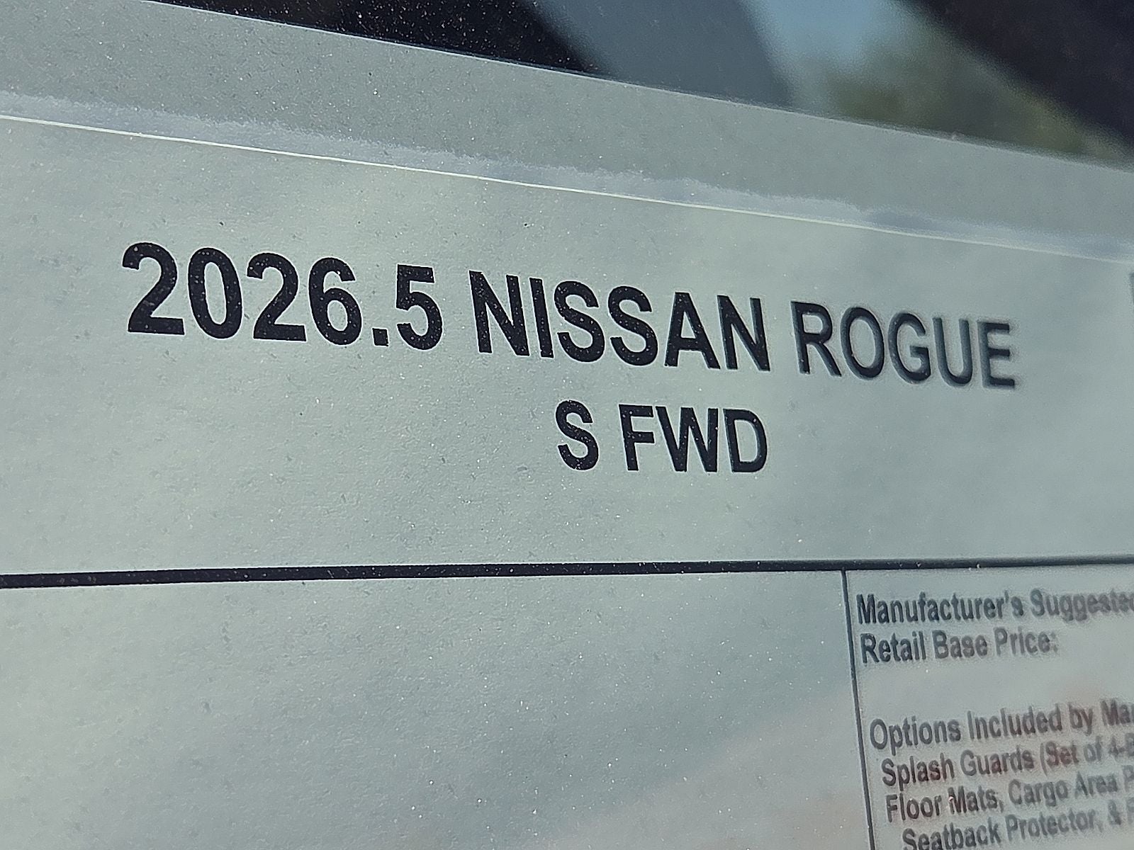 2026 Nissan Rogue S
