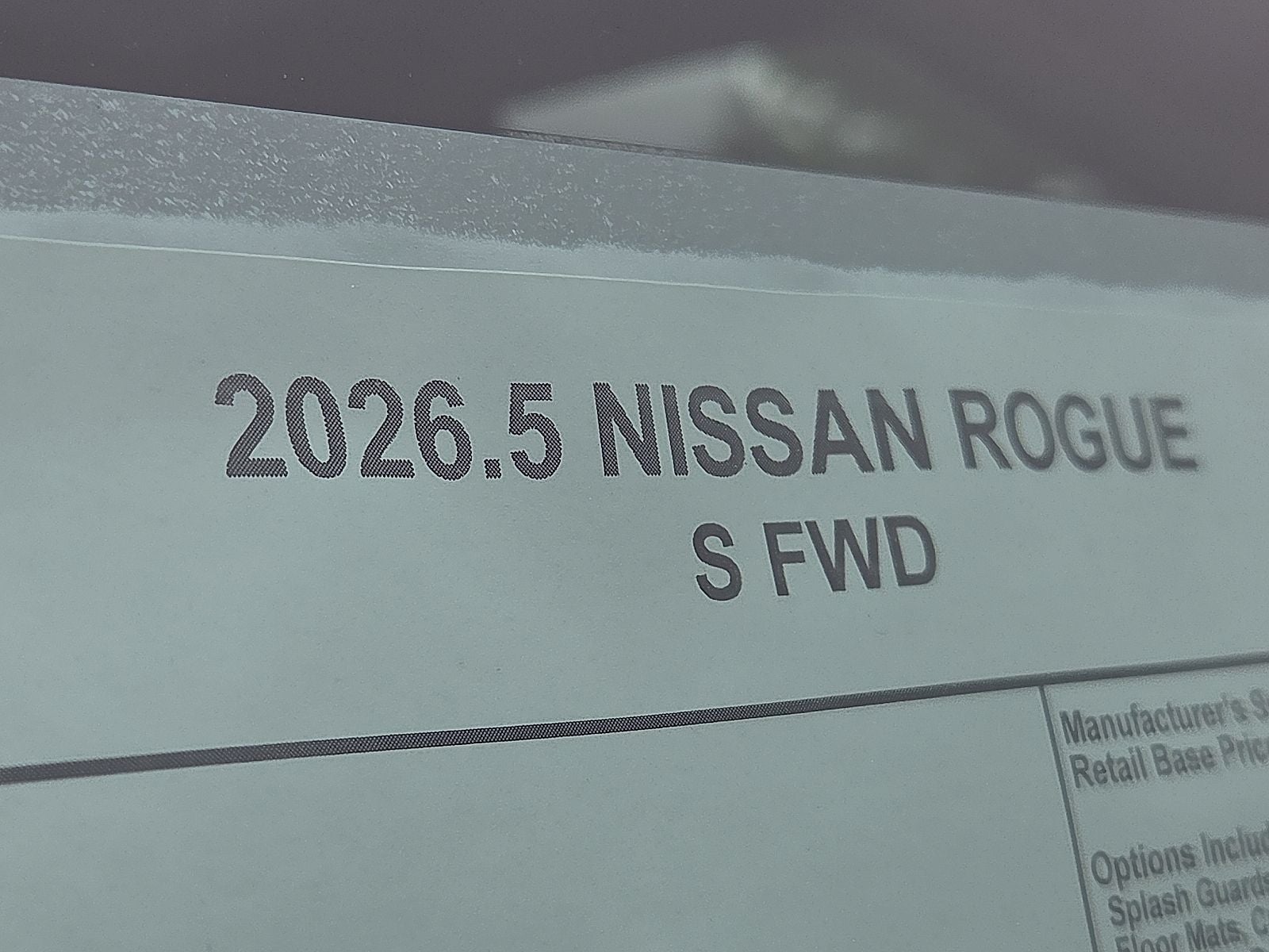 2026 Nissan Rogue S