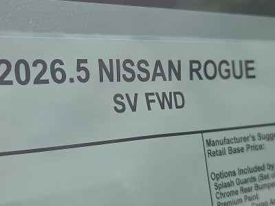 2026 Nissan Rogue SV