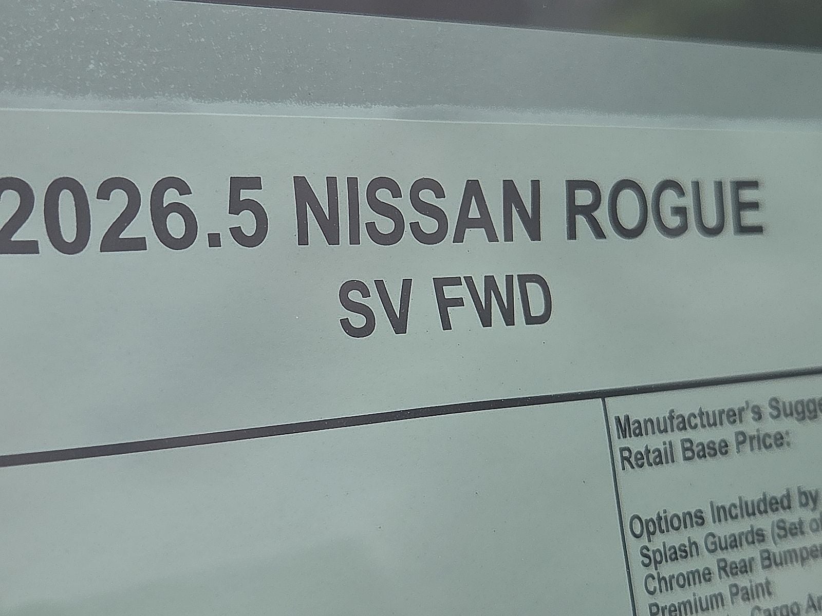2026 Nissan Rogue SV