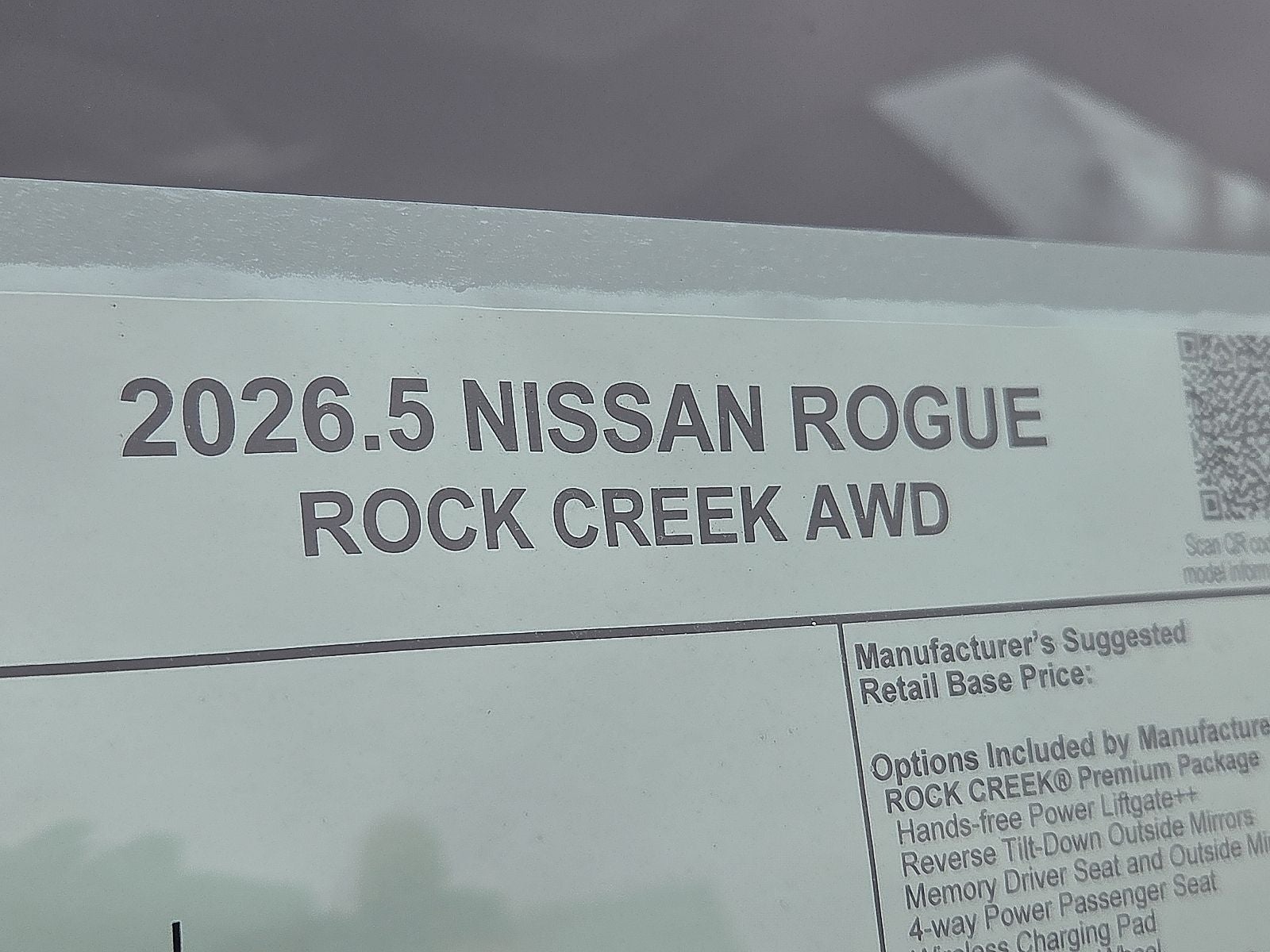 2026 Nissan Rogue Rock Creek®