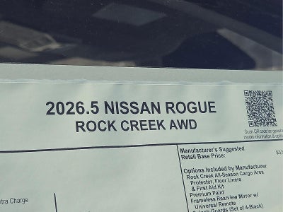2026 Nissan Rogue Rock Creek®