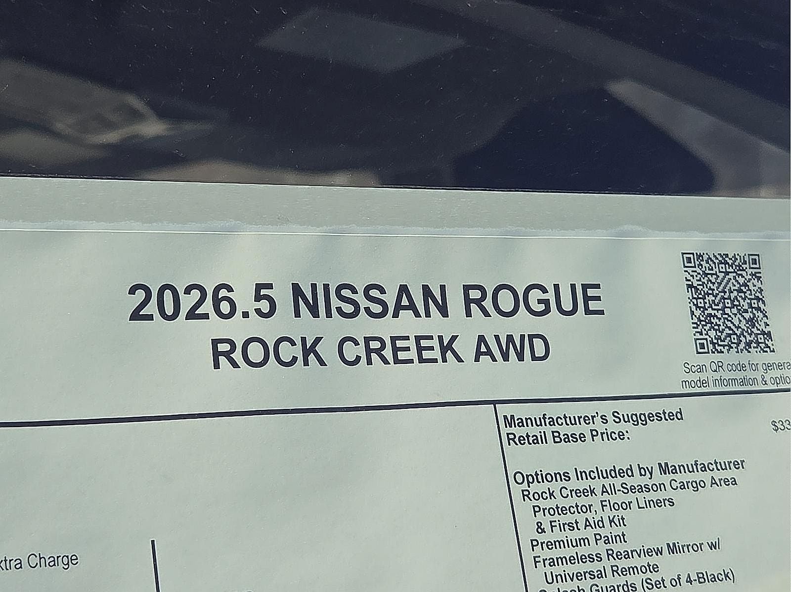 2026 Nissan Rogue Rock Creek®