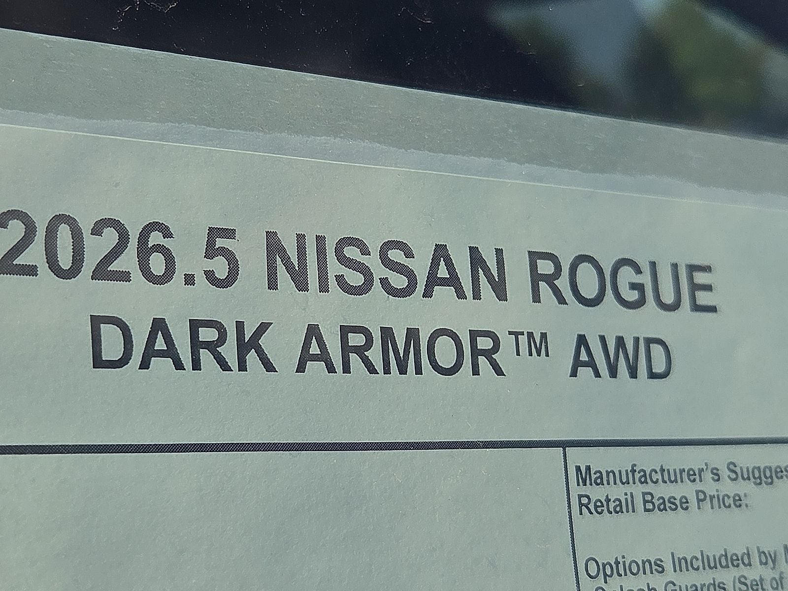 2026 Nissan Rogue Dark Armor™