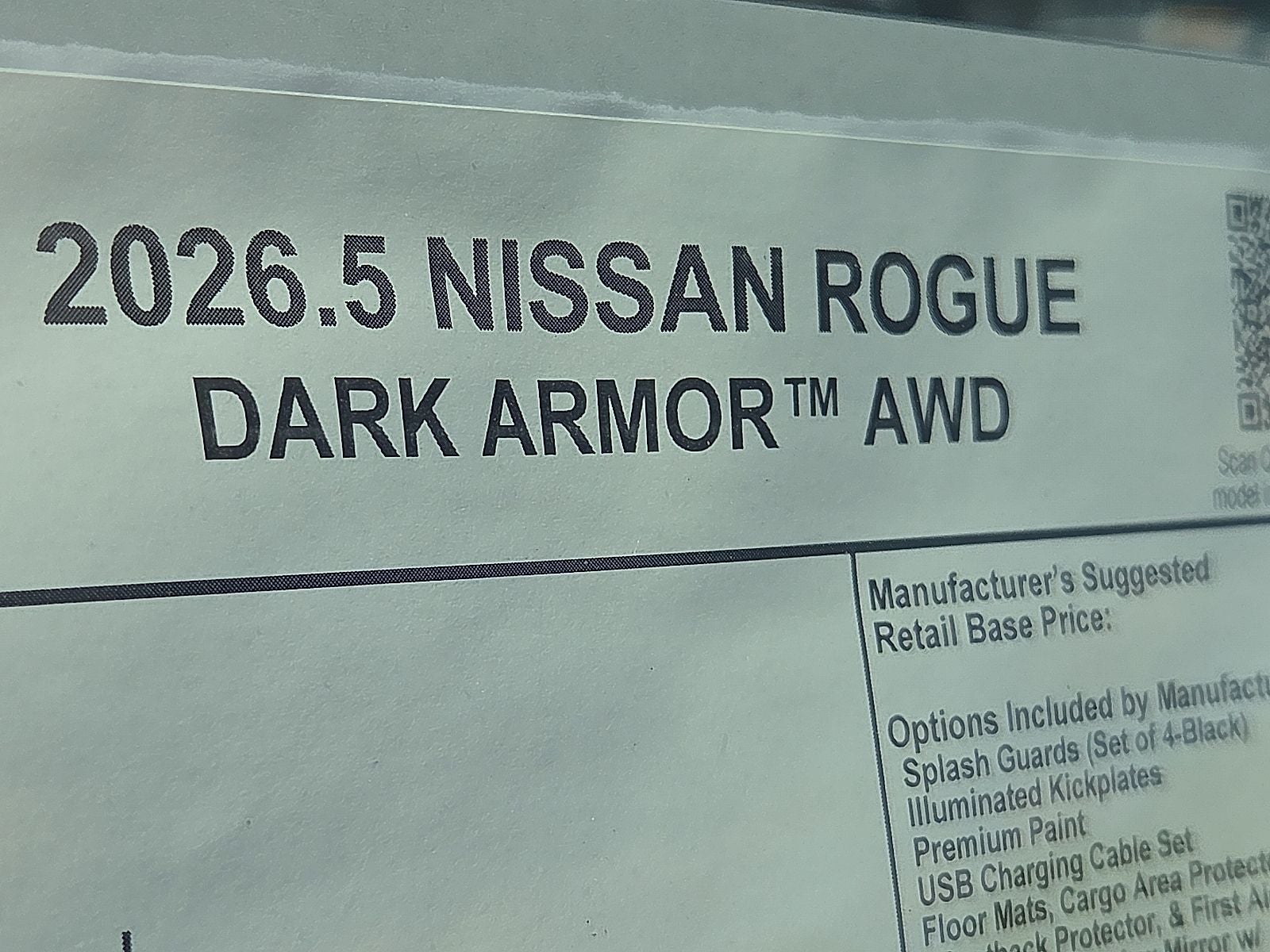 2026 Nissan Rogue Dark Armor™