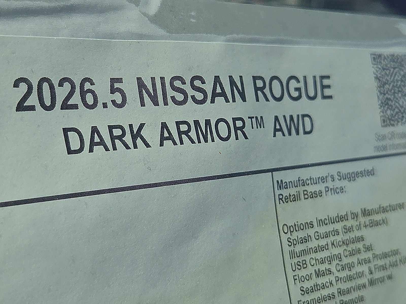 2026 Nissan Rogue Dark Armor™