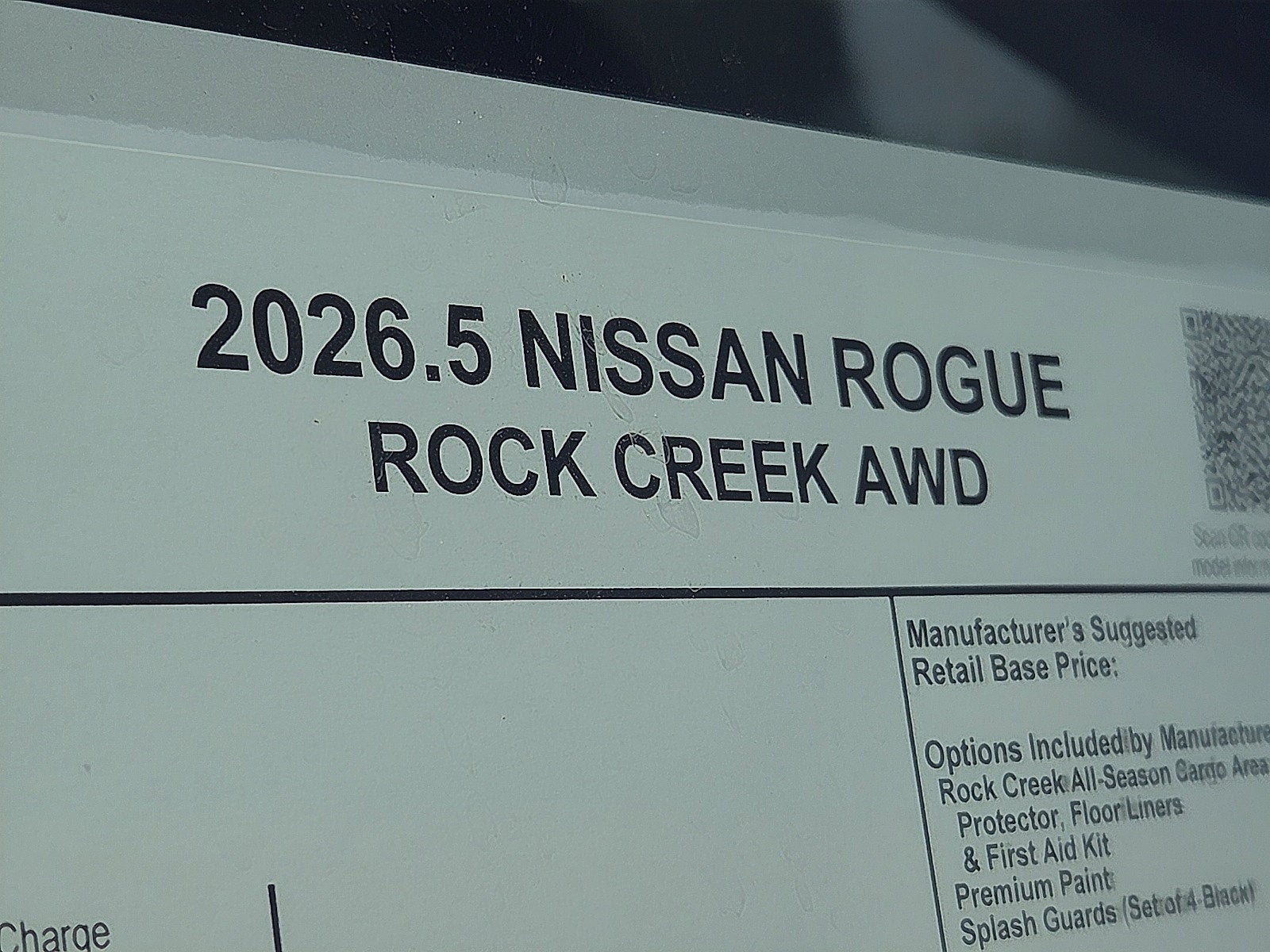 2026 Nissan Rogue Rock Creek®