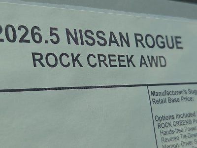 2026 Nissan Rogue Rock Creek®