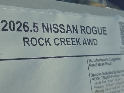 2026 Nissan Rogue Rock Creek®