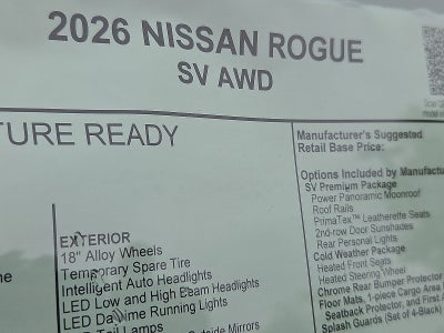 2026 Nissan Rogue SV