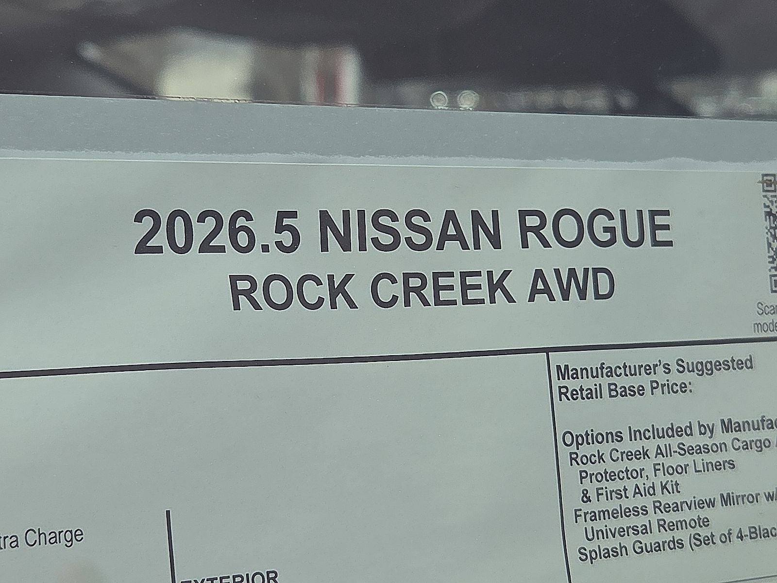 2026 Nissan Rogue Rock Creek®