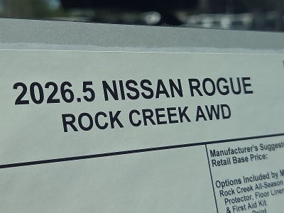 2026 Nissan Rogue Rock Creek®