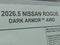2026 Nissan Rogue Dark Armor