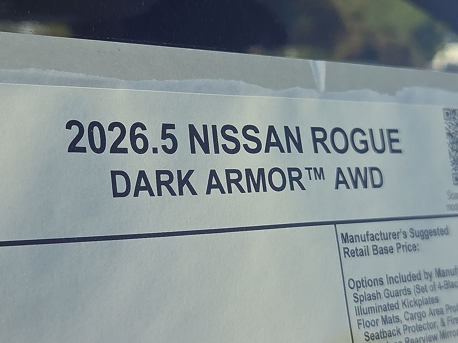 2026 Nissan Rogue Dark Armor™