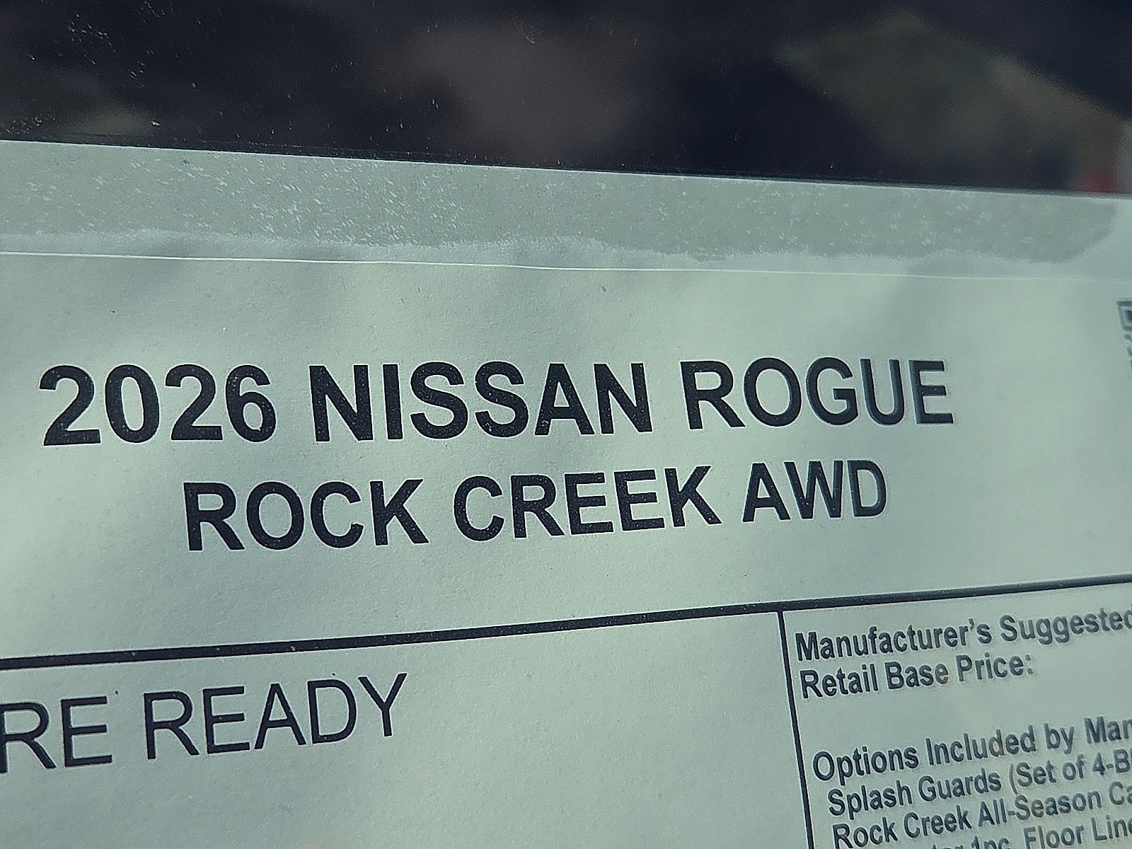 2026 Nissan Rogue Rock Creek®