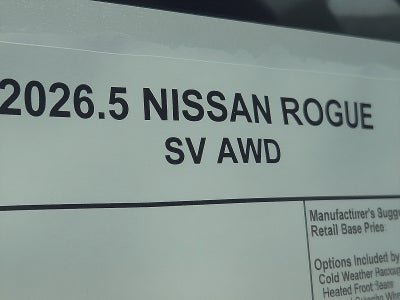 2026 Nissan Rogue SV