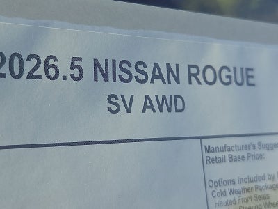 2026 Nissan Rogue SV