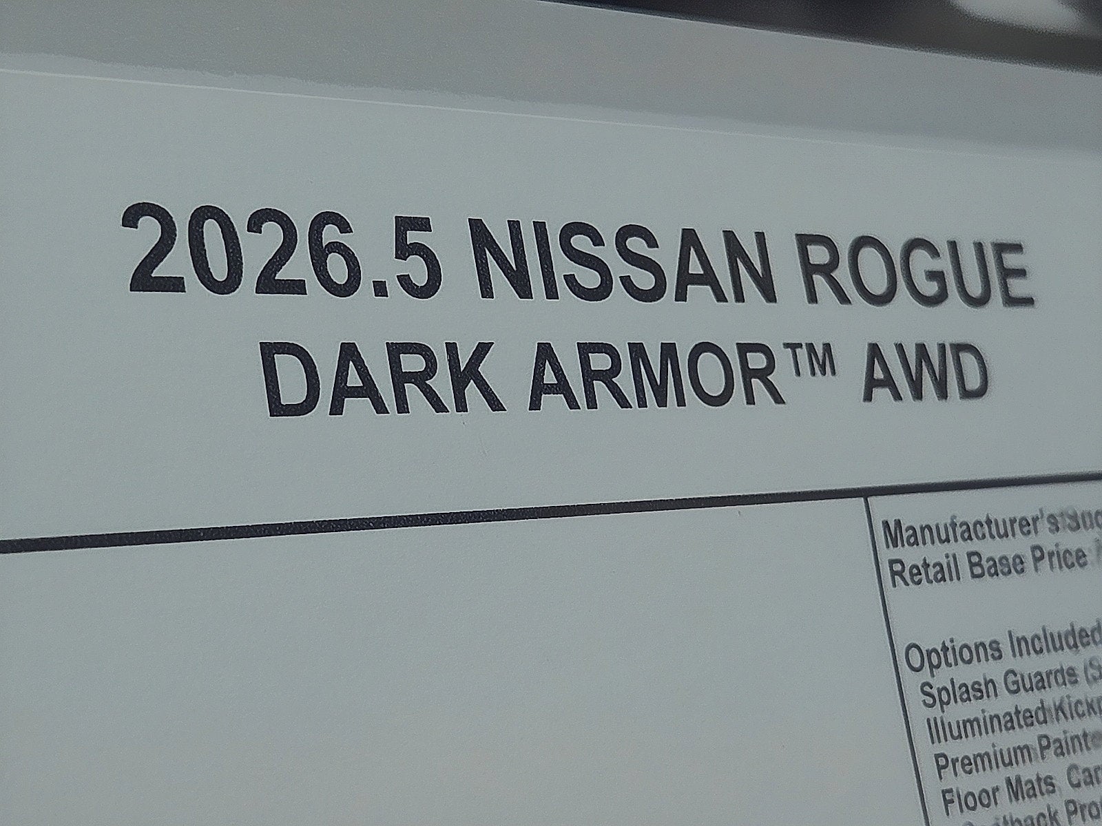 2026 Nissan Rogue Dark Armor™