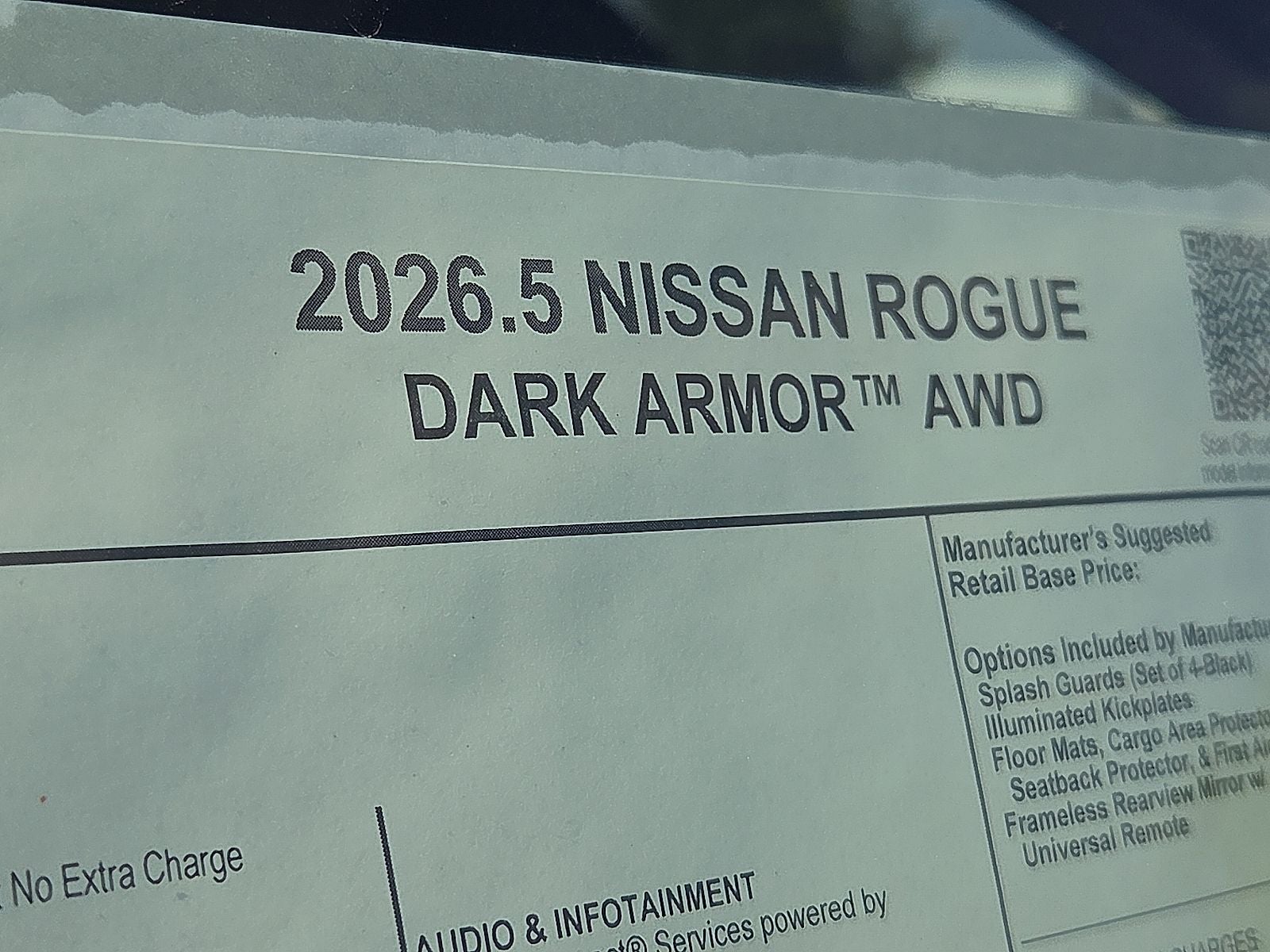 2026 Nissan Rogue Dark Armor™