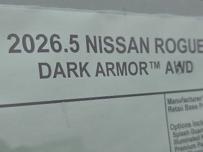 2026 Nissan Rogue Dark Armor™