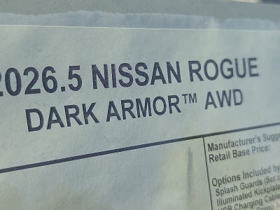 2026 Nissan Rogue Dark Armor™