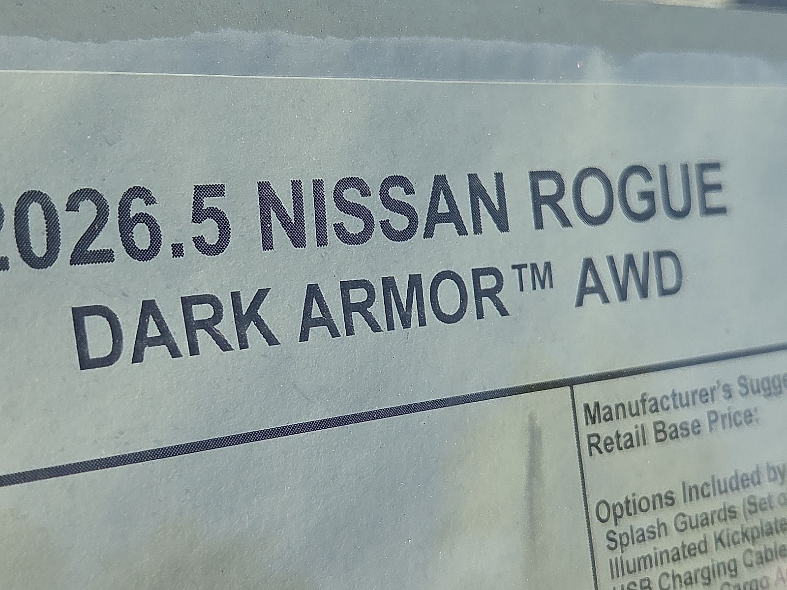 2026 Nissan Rogue Dark Armor™