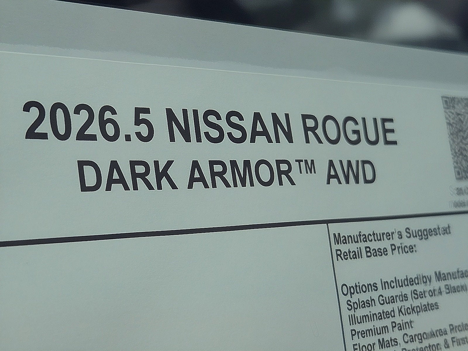 2026 Nissan Rogue Dark Armor™