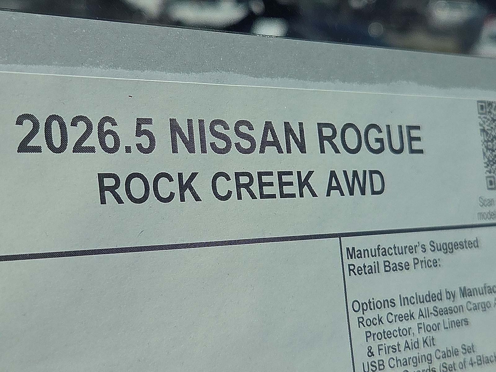2026 Nissan Rogue Rock Creek®